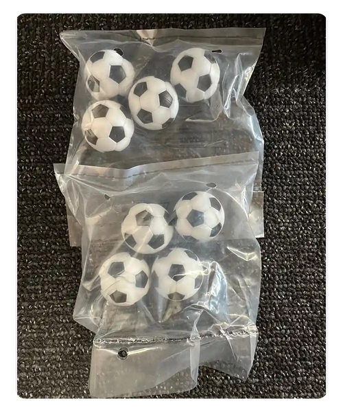 32mm black foosball replacement balls