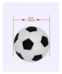 32mm black white foosball replacement ball
