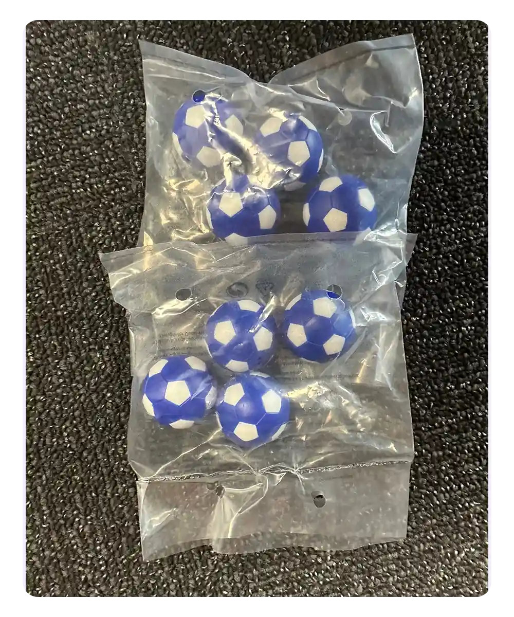 32mm blue foosball replacement balls