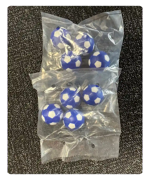 32mm blue foosball replacement balls