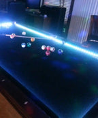 8ft Pool Table with LED Light