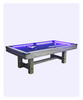 8ft Pool Table with LED Light (Display Item Available)