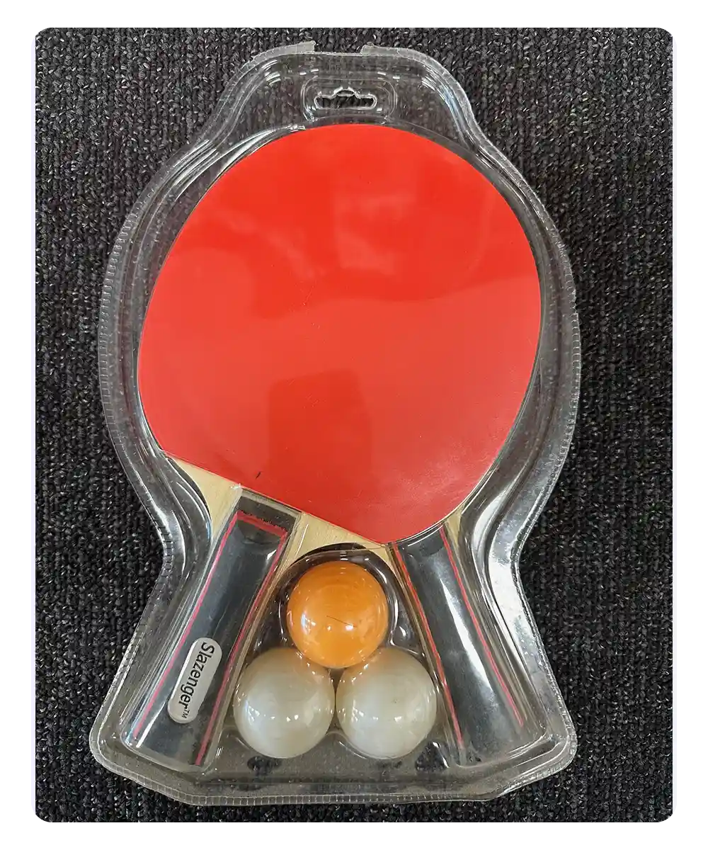 Table Tennis rackets set back