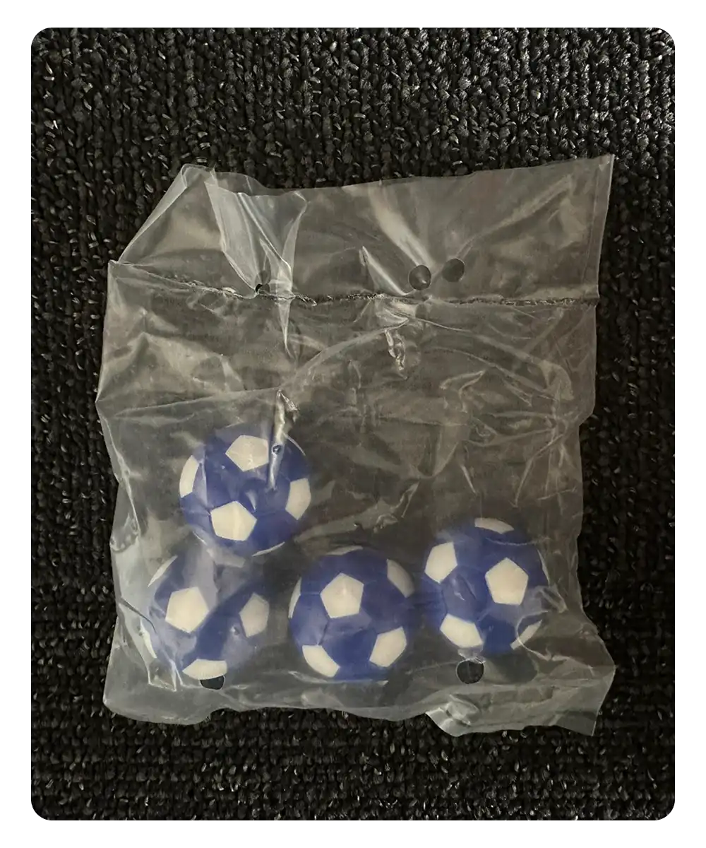 blue soccer balls