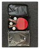 Portable Table Tennis Set with Ball Bag Black