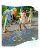 10Pcs / Set Hopscotch Ring Game 28cm