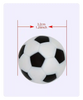 32mm Foosball Replacement 6pcs Black/White
