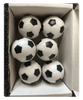 32mm Foosball Replacement 6pcs Black/White