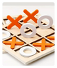 Wood XOXO Board Game Orange