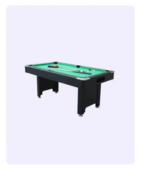 6ft pool table corner angle