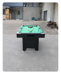 6ft pool table front angle