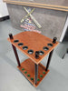 7 Holes Wooden Cue Rack Ball Hanger