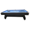 8ft Pool Table (Black Body + Blue Cloth)