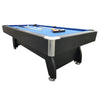8ft Pool Table (Black Body + Blue Cloth)