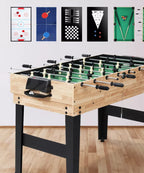 10 in 1 Soccer Table Foosball Hockey Pool Bowling Combo Games Home Party Gift_home