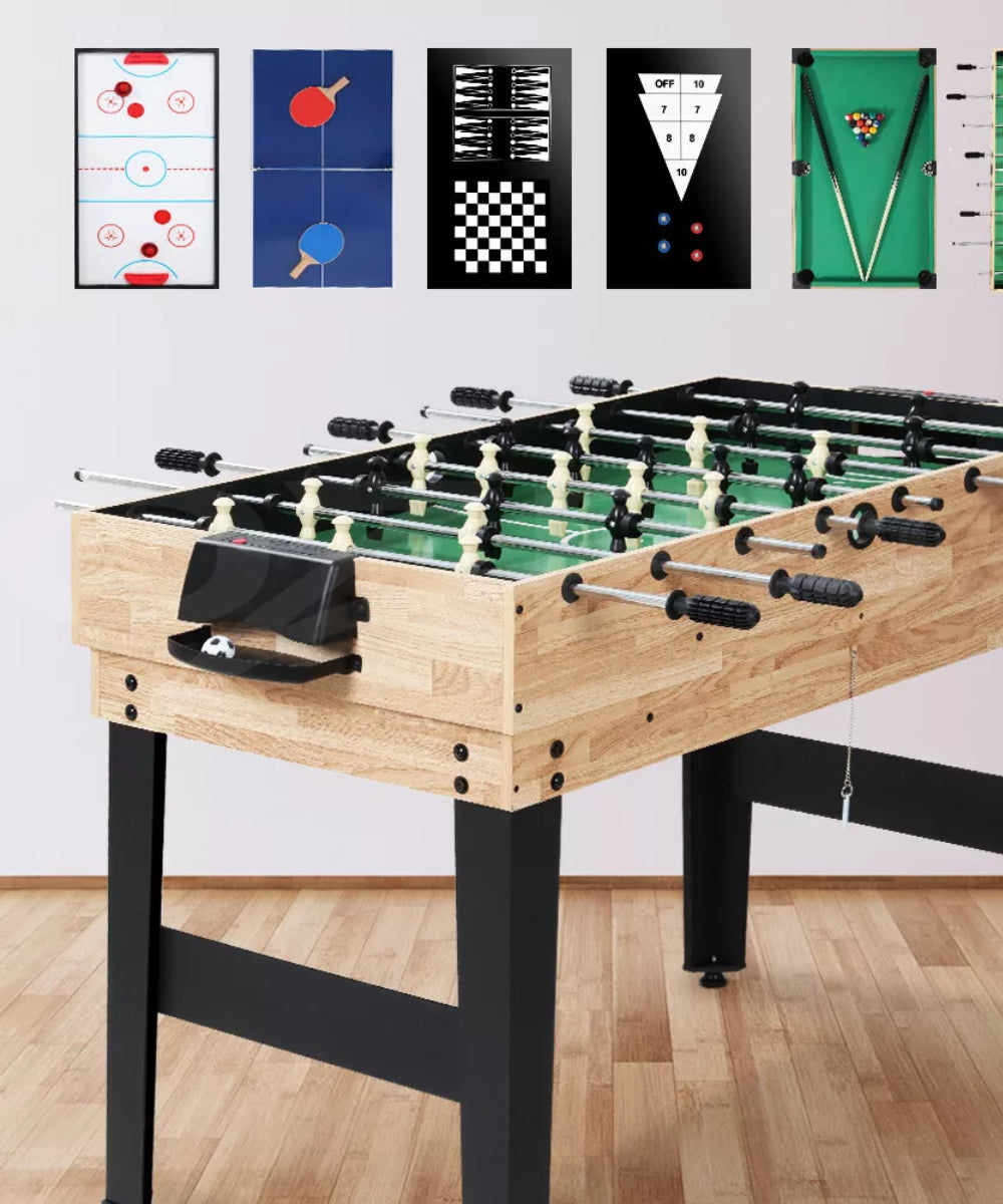 10 in 1 Soccer Table Foosball Hockey Pool Bowling Combo Games Home Party Gift_home