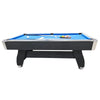 7ft Pool Table With Ball Return System ( black body+blue cloth)