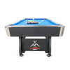 7ft Pool table Foldable HD (black body + Green Cloth)