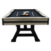 7ft Pool Table – Timber Finish Frame & Black Cloth