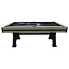 7ft Pool Table – Timber Finish Frame & Black Cloth