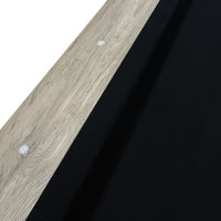 7ft Pool Table – Timber Finish Frame & Black Cloth