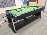 7ft 4-in-1 Game Table Black Green