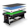 7ft 4-in-1 Game Table Black Green